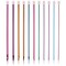 11 Pcs Long Crochet Hook Set,  Tunisian Crochet Hooks Multicolor Afghan Crochet Needles for Crocheting, 2mm(B)-8mm(L), Great Knitting & Crochet Supplies Tool Set for Beginner, Crocheter & Knitter